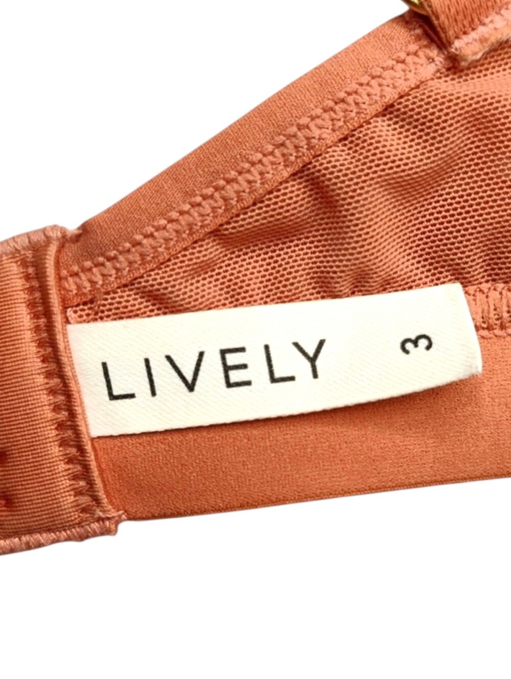 Lively Women's Palm Lace Busty Bralette in Terracotta Size 3 - Picture 5 of 12